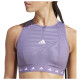 Adidas Γυναικείο μπουστάκι Powerimpact Training Medium-Support Techfit High-Neck Zip Bra